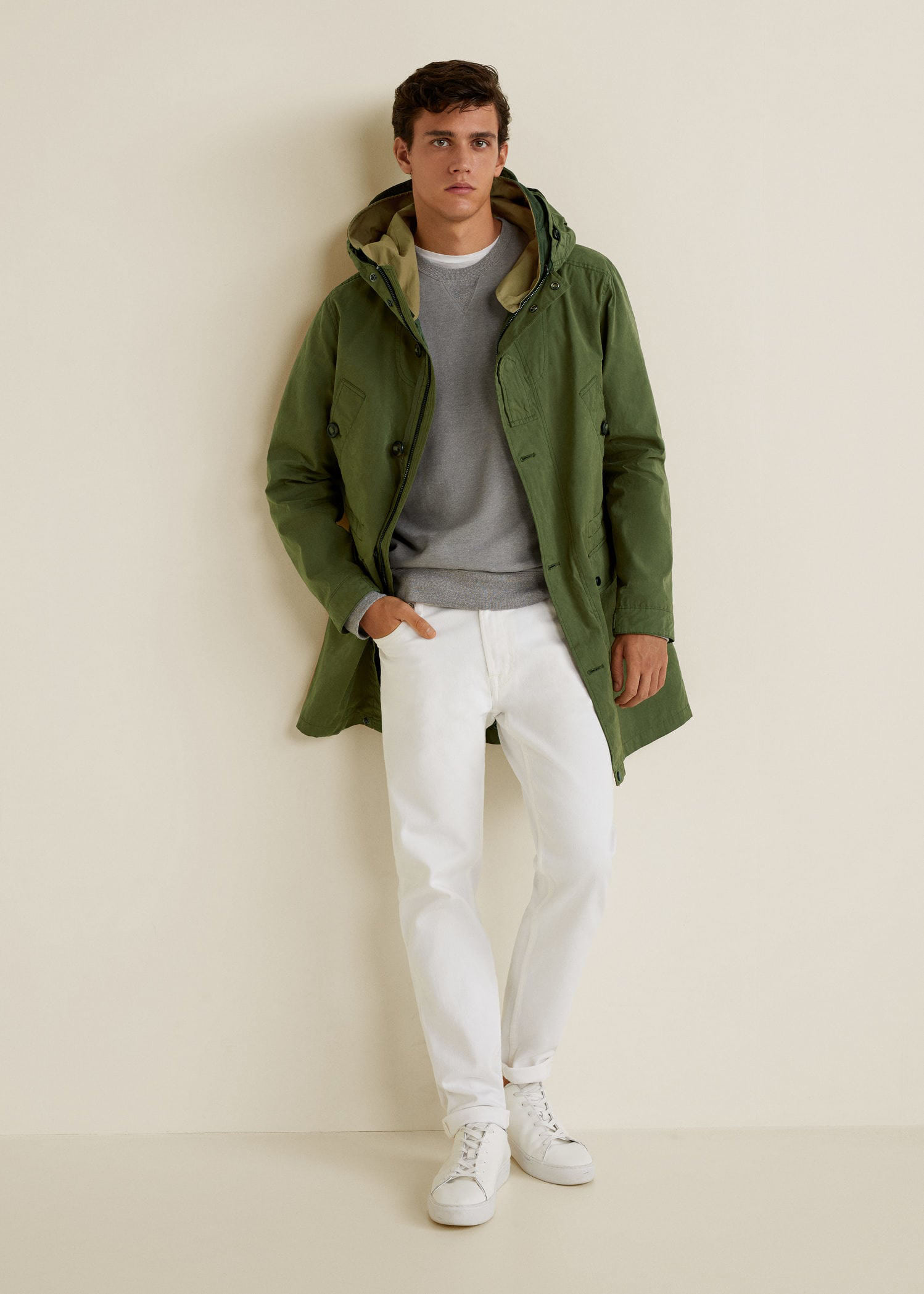 Quilted hooded parka - Image 3