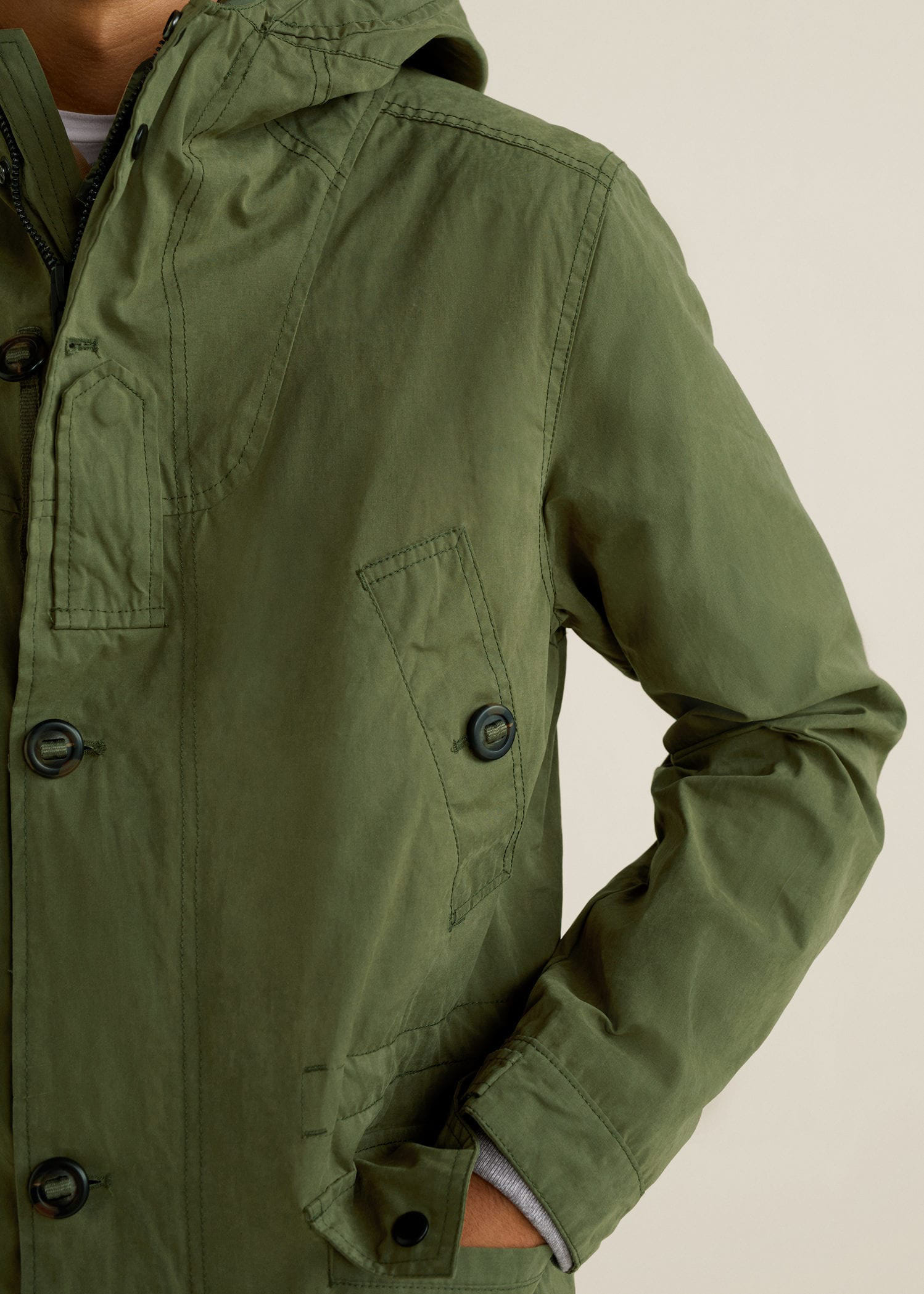 Quilted hooded parka - Image 4