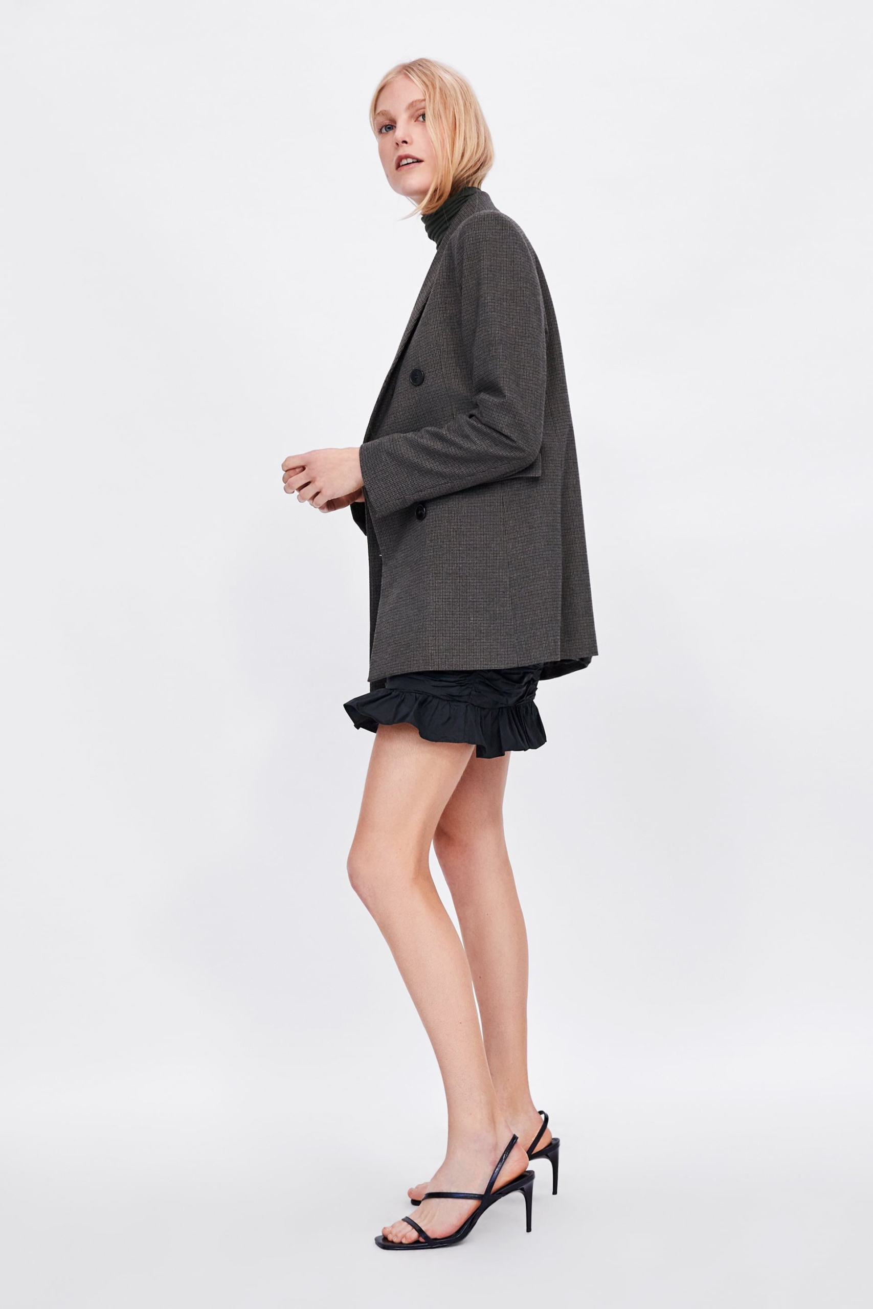 Check blazer with contrast buttons - Image 4