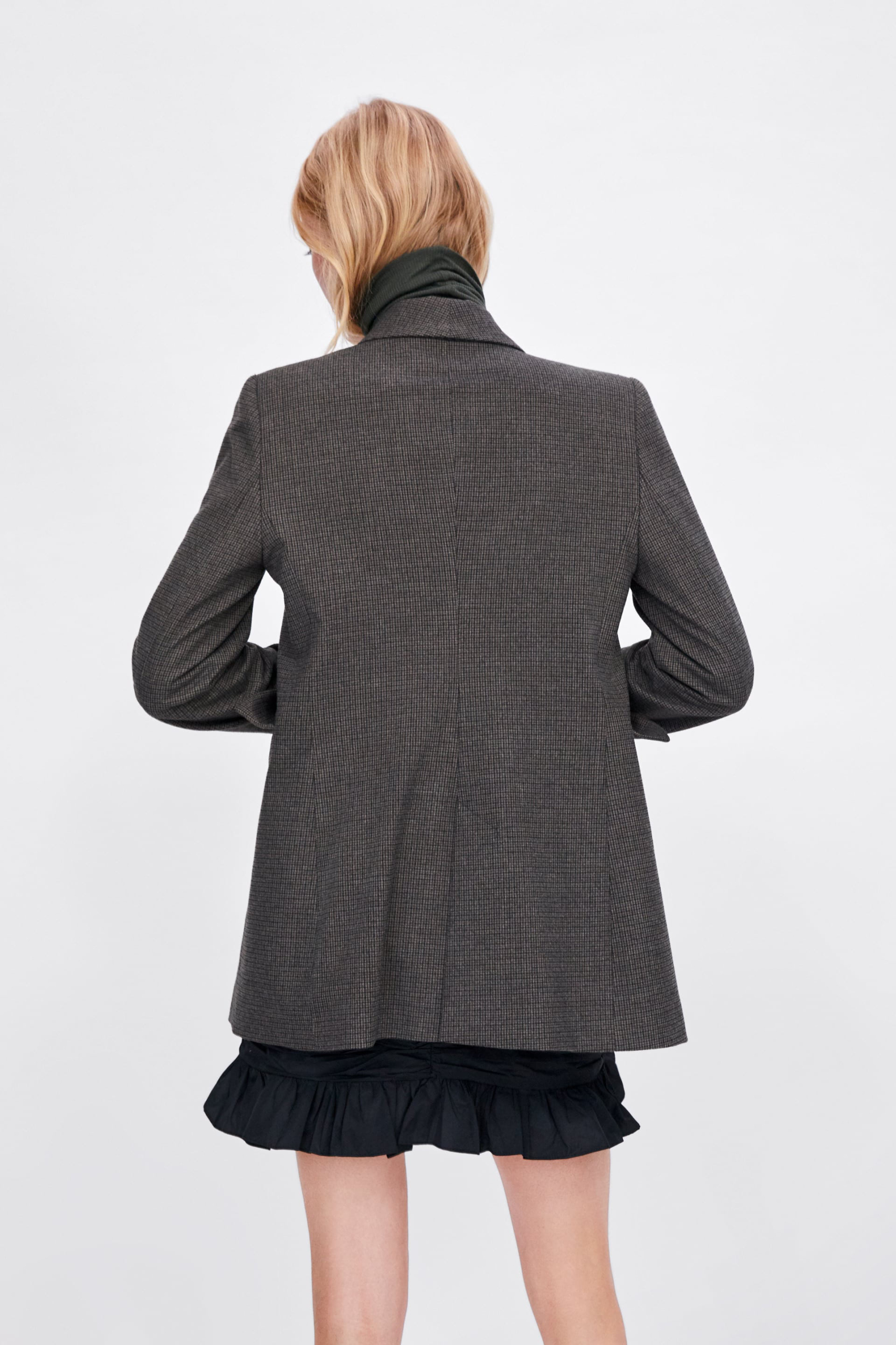Check blazer with contrast buttons - Image 2